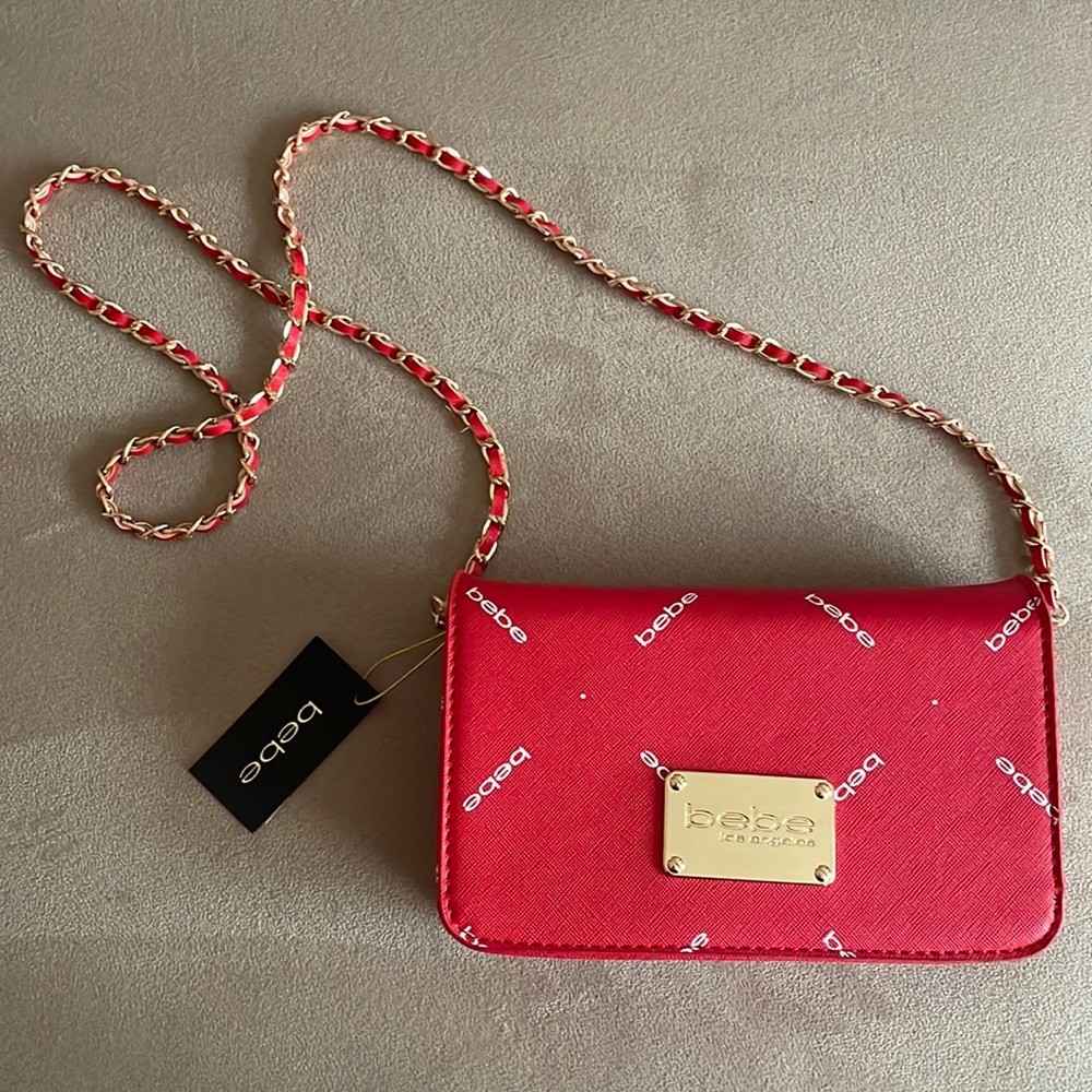 Light red bebe purse